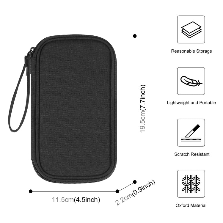 Compact Tech Travel Organizer – Small Size, Lightweight & Durable