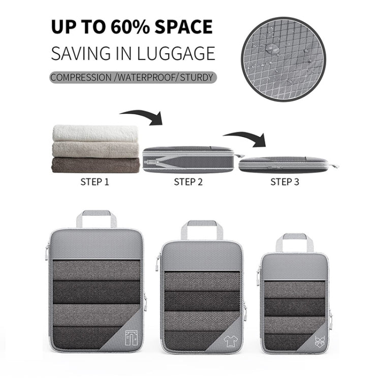 Compression Mesh Travel Packing Cubes Set 3 in 1