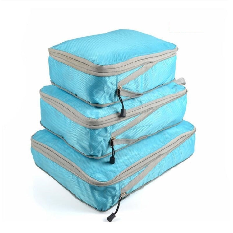 3-Piece Waterproof Travel Compression Packing Cubes
