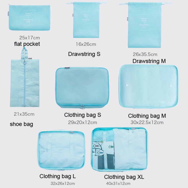10-Piece Travel Storage Bag Set
