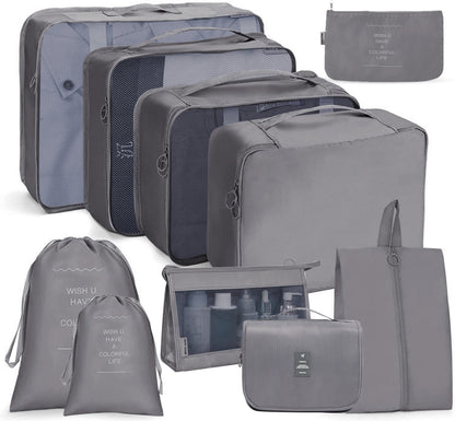 10-Piece Travel Storage Bag Set