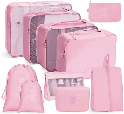 10-Piece Travel Storage Bag Set