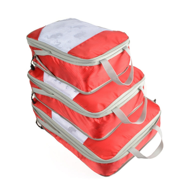 3-Piece Waterproof Travel Compression Packing Cubes