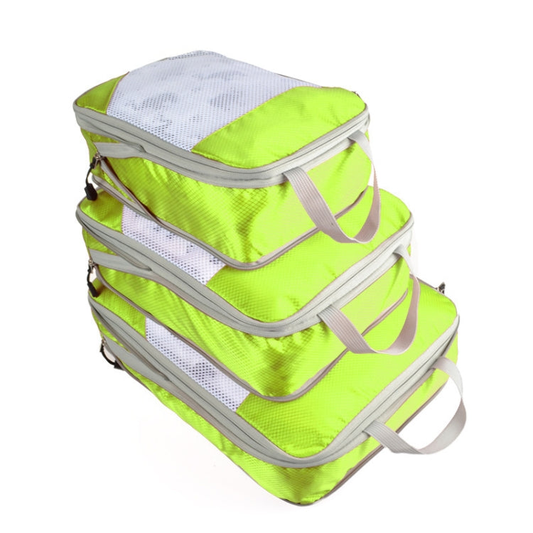 3-Piece Waterproof Travel Compression Packing Cubes