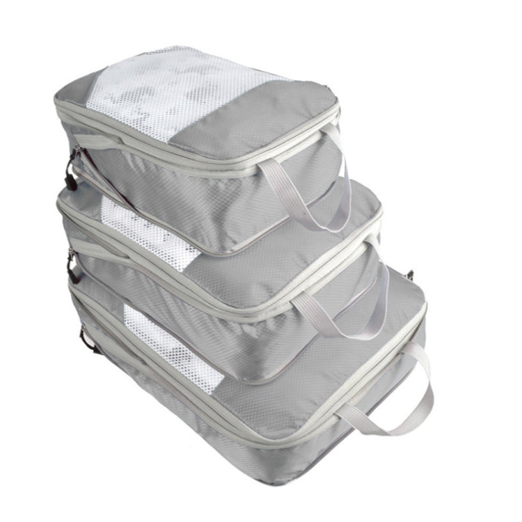 3-Piece Waterproof Travel Compression Packing Cubes