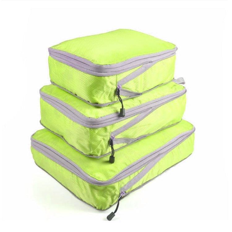 3-Piece Waterproof Travel Compression Packing Cubes