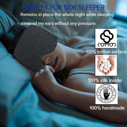 Oversized Cotton Breathable Blackout Sleep Eye Mask