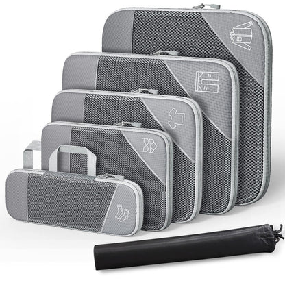 6 Piece Compression Travel Packing Cube Set