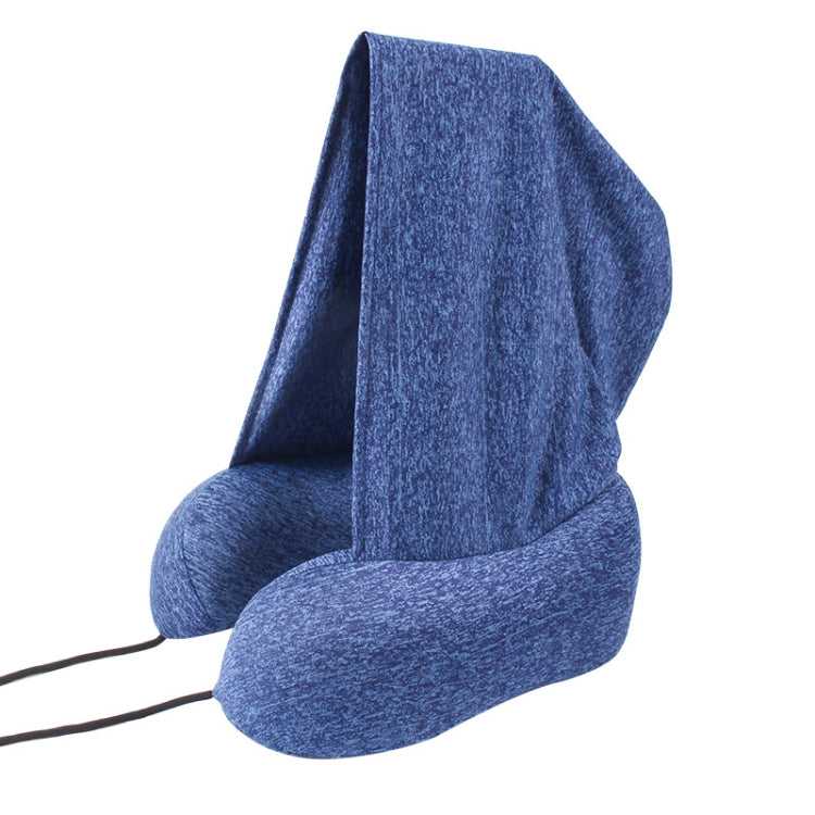 CozyCloud Hooded Travel Pillow – Ultimate 360° Neck Support with Memory Foam Comfort