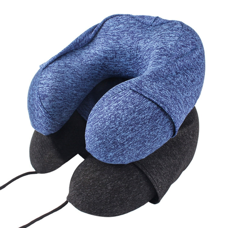 CozyCloud Hooded Travel Pillow – Ultimate 360° Neck Support with Memory Foam Comfort