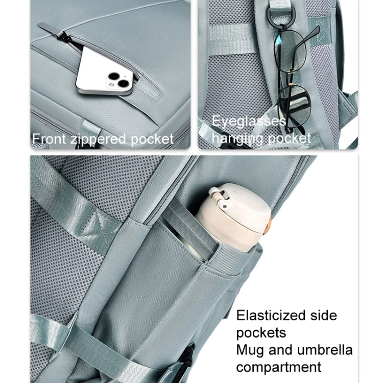Large Capacity Travel Backpack with Multi-Compartment Design