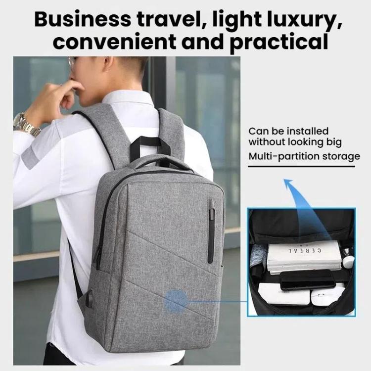 Simple Carry Anti-Theft USB Charging Backpack